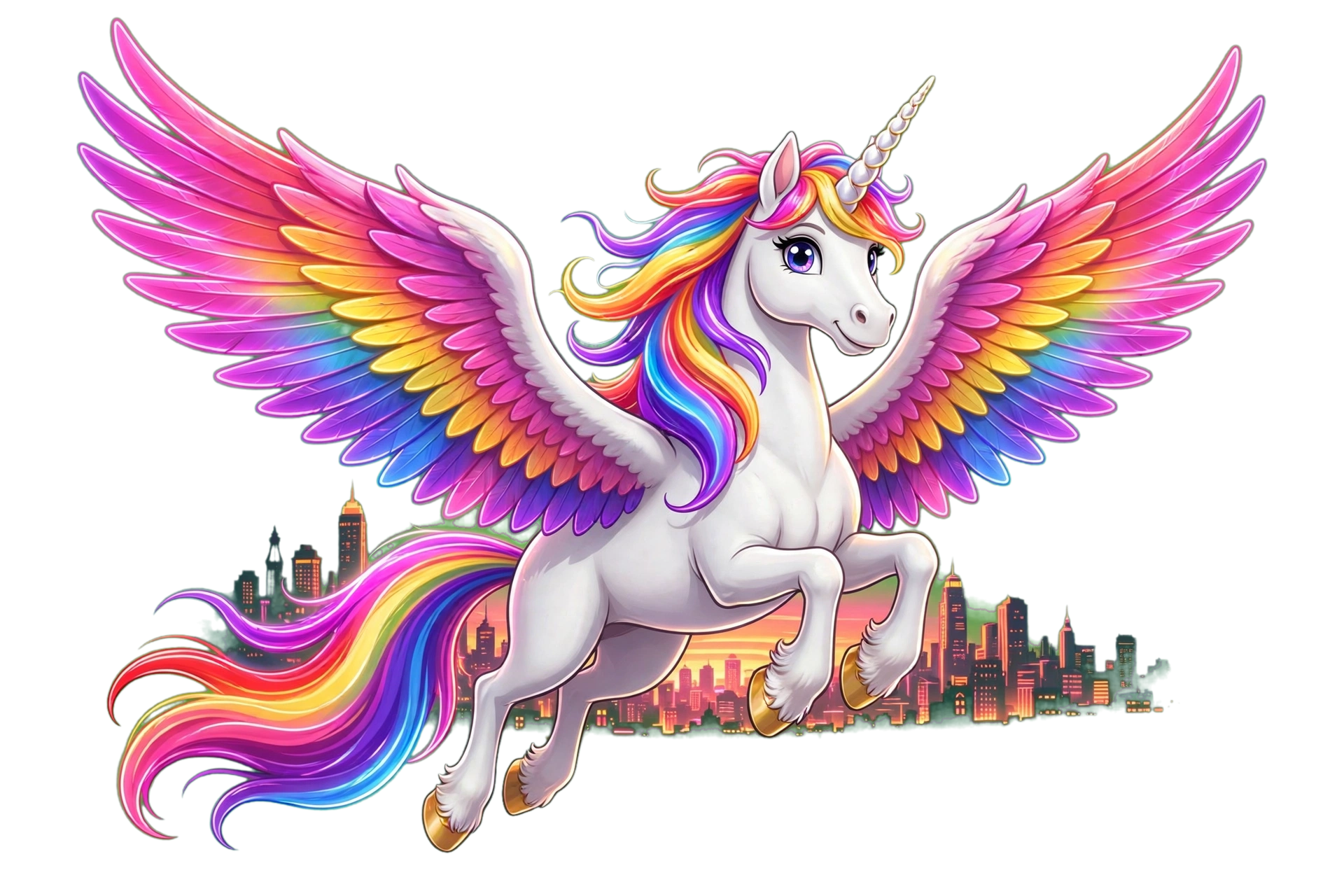 Rainbow Pegasus Mount